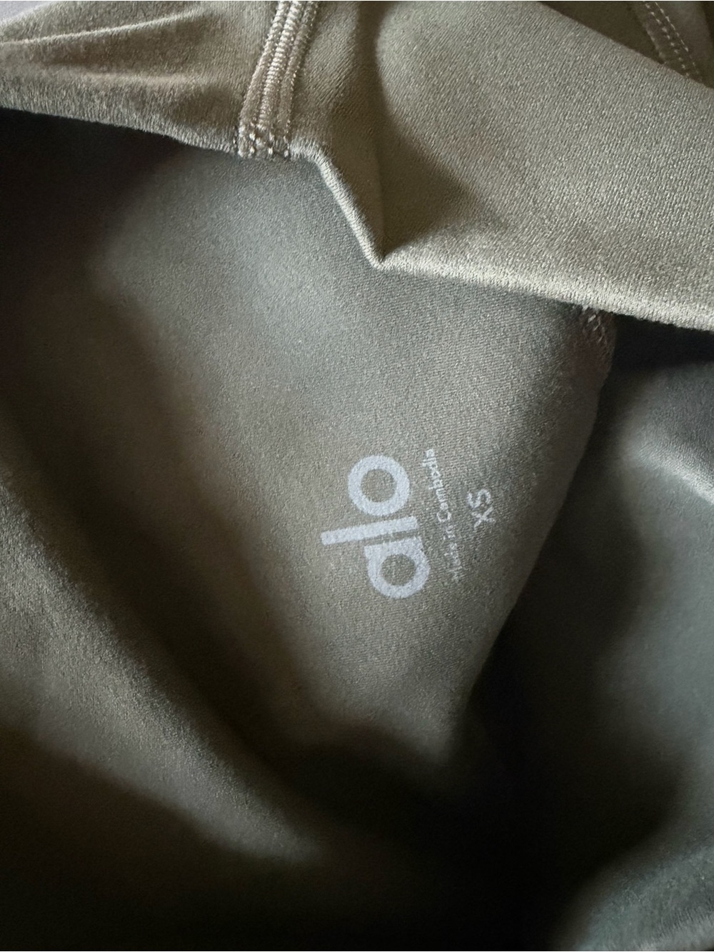 NWT Alo Olive Green Softsculpt Leggings XS - Picture 3 of 5